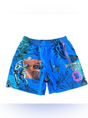 Overtime boys Graphic Basketball Shorts size M BNWT